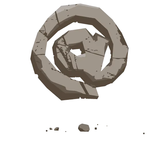 Стикер 53 Stone Letters - каменные буквы анимированные