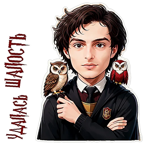 ☺️ Стикер «Stranger Hogwarts» для Telegram