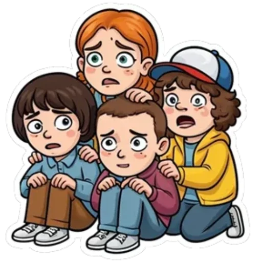 🧒 Стикер «Stranger Things» для Telegram