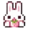 Стикер 43 🌸 Strawberry - пиксельные розовые эмодзи