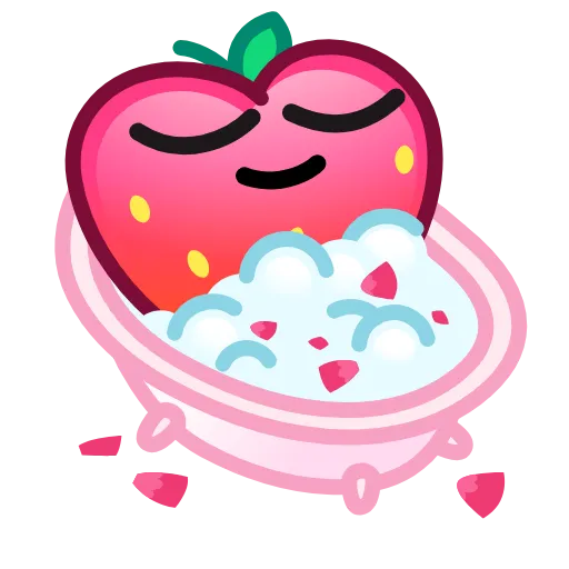 Стикер 48 Strawberry Emoji