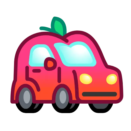Стикер 44 Strawberry Emoji