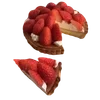 Стикер 51 🌟 Strawberry - клубничный десерт