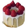 Стикер 35 🌟 Strawberry - клубничный десерт