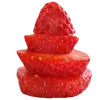Стикер 28 🌟 Strawberry - клубничный десерт