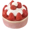 Стикер 21 🌟 Strawberry - клубничный десерт