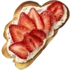 Стикер 53 🌟 Strawberry - клубничный десерт