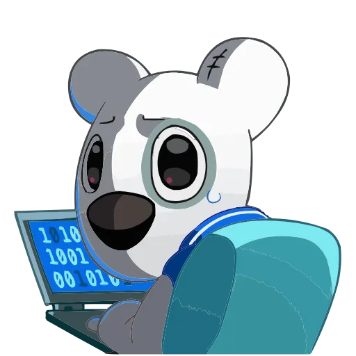 😓 Эмодзи «Спотти учится» для Telegram