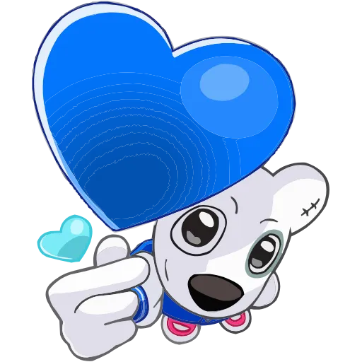 💙 Эмодзи «Спотти учится» для Telegram