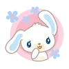 Стикер 17 🩷 Набор эмоджи по аниме «Sugarbunnies»