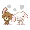 Стикер 31 🩷 Набор эмоджи по аниме «Sugarbunnies»