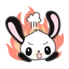 Стикер 13 🩷 Набор эмоджи по аниме «Sugarbunnies»
