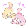 Стикер 18 🩷 Набор эмоджи по аниме «Sugarbunnies»