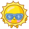 😎 Эмодзи «Розовые прописные буквы» для Telegram