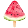 🍉 Эмодзи «Розовые прописные буквы» для Telegram