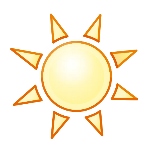 ☀️ Эмодзи «Летние адаптивные эмодзи» для Telegram