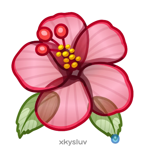 🌺 Эмодзи «Летние адаптивные эмодзи» для Telegram