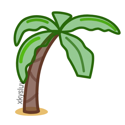🌴 Эмодзи «Летние адаптивные эмодзи» для Telegram