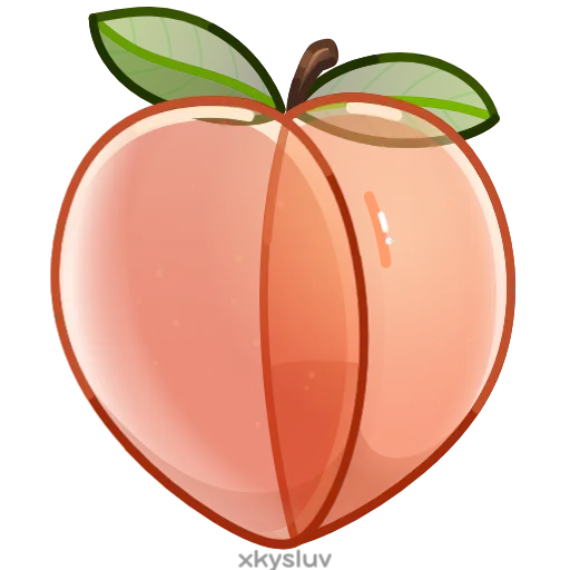 🍑 Эмодзи «Летние адаптивные эмодзи» для Telegram