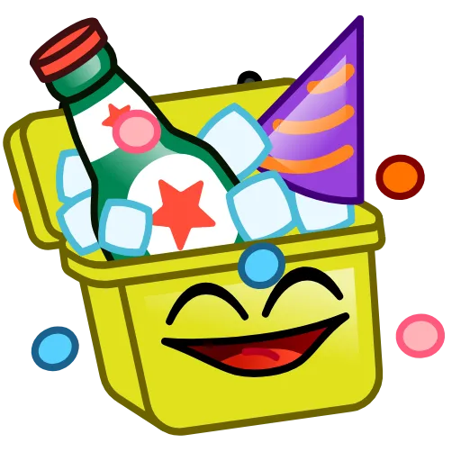 Стикер 11 Summer Camp Emoji