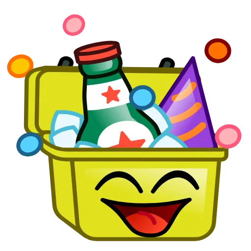 Стикер 11 Summer Camp Emoji