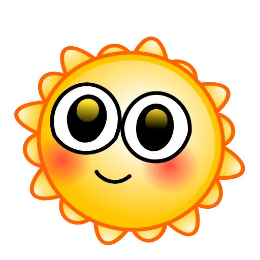 Стикер 4 Summer Camp Emoji