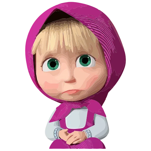 😔 Эмодзи «Лето с Машей» для Telegram