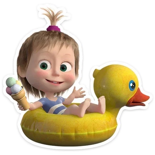 🍦 Стикер «Лето с Машей» для Telegram