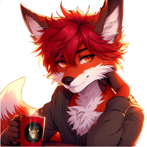 ☕ Стикер «Summer fox 21» для Telegram