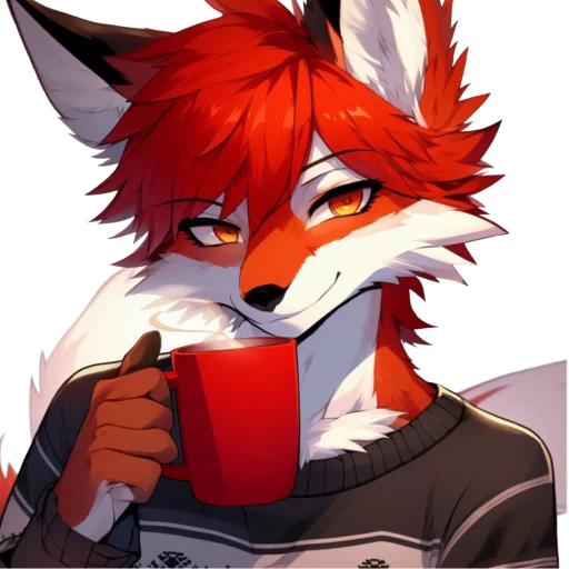 ☕ Стикер «Summer fox 21» для Telegram