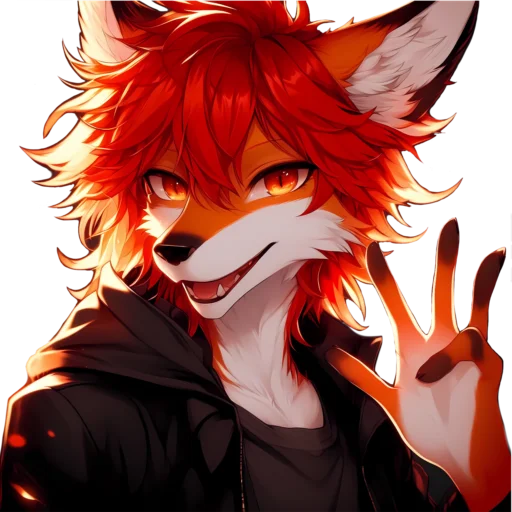 👋 Стикер «Summer fox 21» для Telegram