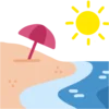 🏖 Эмодзи «Бордовые буквы и зелёные цифры, иконки» для Telegram
