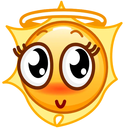 Стикер 44 Sun Emoji