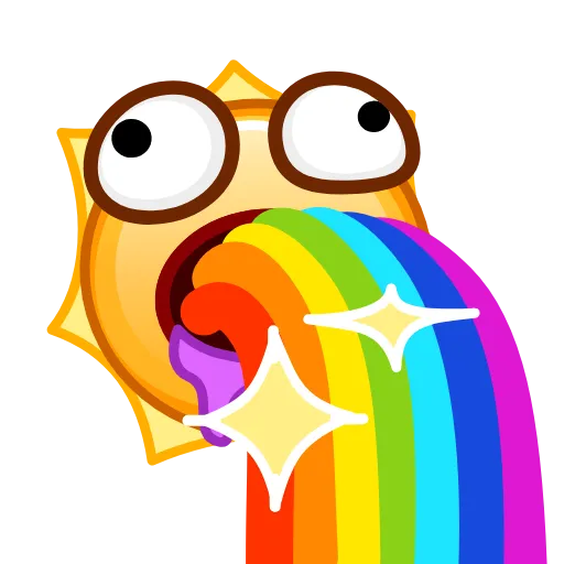 Стикер 39 Sun Emoji