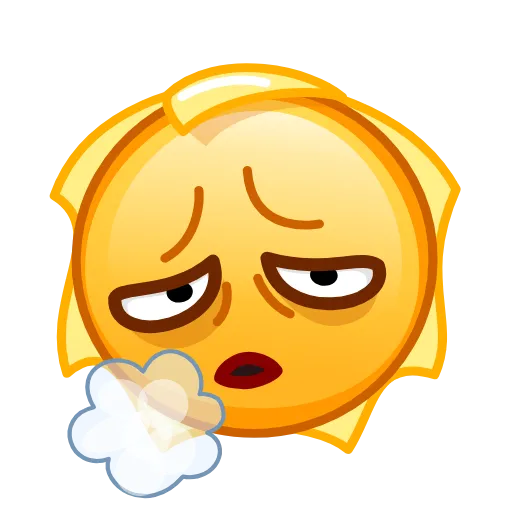 Стикер 12 Sun Emoji