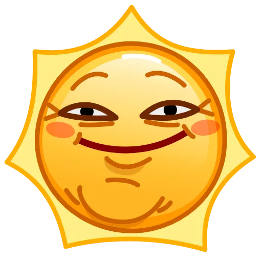 Обложка набора Sun Emoji