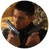 Стикер 29 ❤️ Набор эмоджи по сериалу «Supernatural Сверхъестественное»