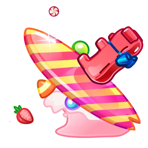 🎁 Эмодзи «Surge Board - эмодзи из новых тг подарков с доской для сёрфа» для Telegram