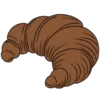 🥐 Эмодзи «Коричневые буквы, осенние иконки» для Telegram