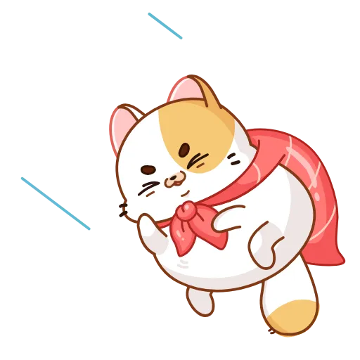 Стикер 7 Sushi Cat