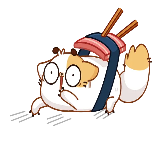 Стикер 32 Sushi Cat