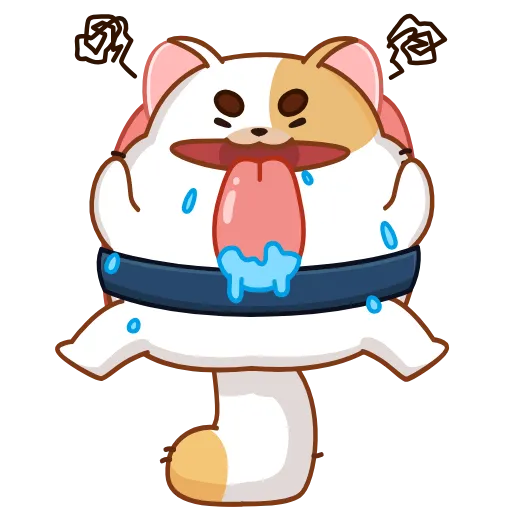 Стикер 16 Sushi Cat