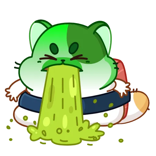 Стикер 34 Sushi Cat