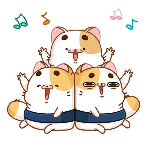 Стикер 24 Суши кот