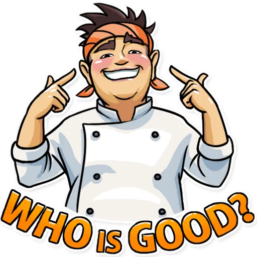 😇 Стикер «Sushi Chef» для Telegram