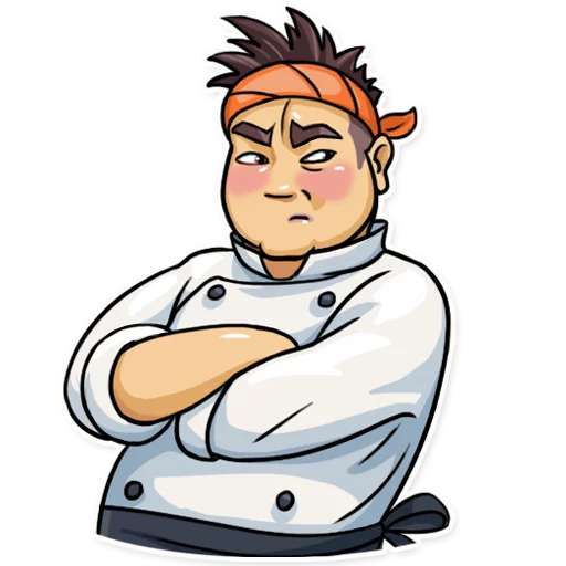 🙁 Стикер «Sushi Chef» для Telegram