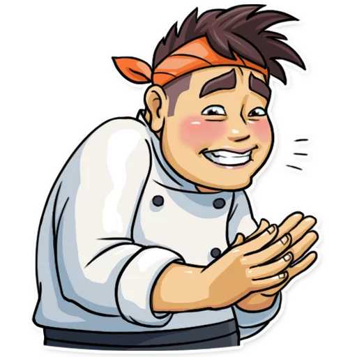😜 Стикер «Sushi Chef» для Telegram
