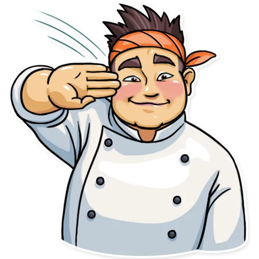 🤝 Стикер «Sushi Chef» для Telegram