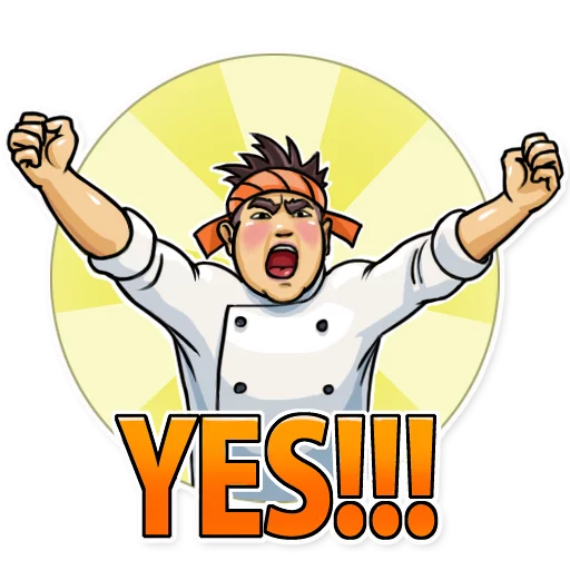 🤙 Стикер «Sushi Chef» для Telegram