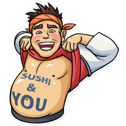 💑 Стикер «Sushi Chef» для Telegram